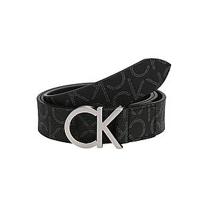 Calvin Klein Opasky čierna / strieborná vyobraziť