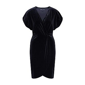 Mela London Šaty 'WRAP FRONT VELVET DRESS' čierna vyobraziť