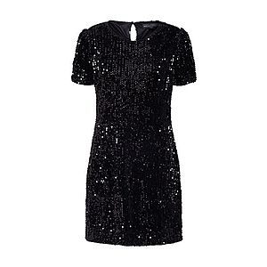 Mela London Kokteilové šaty 'SEQUIN SHIFT DRESS' čierna vyobraziť