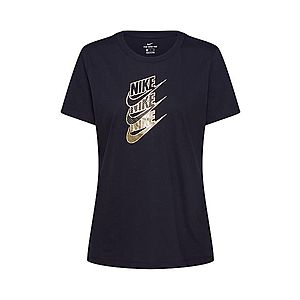 Nike Sportswear Tričko 'NSW Shine' zlatá / čierna vyobraziť