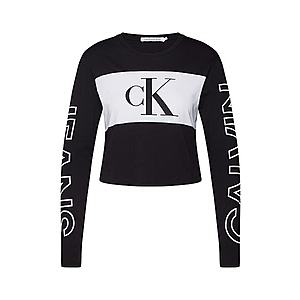 Calvin Klein Jeans Tričko 'BLOCKING STATEMENT' čierna vyobraziť