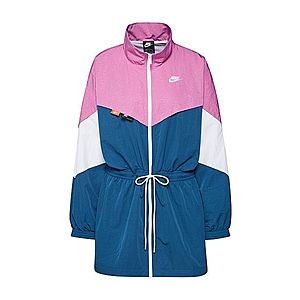 Nike Sportswear Prechodná bunda 'ICN CLSH TRACK' modré / ružová / biela vyobraziť