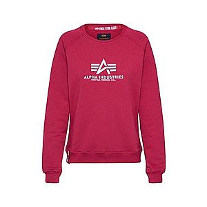 ALPHA INDUSTRIES Mikina 'New Basic Sweater' červené vyobraziť