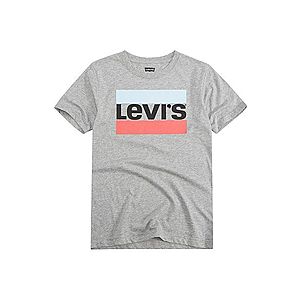 LEVI'S Tričko 'Sportswear Logo' sivá melírovaná vyobraziť