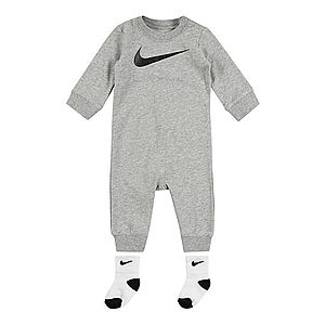 Nike Sportswear Overal 'ICON COVERALL W/SOCK' sivá melírovaná vyobraziť