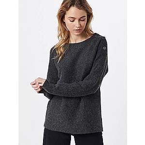 ESPRIT Sveter 'sweater struct' antracitová vyobraziť