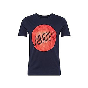 JACK & JONES Tričko 'COIDEA' tmavomodrá / červené vyobraziť