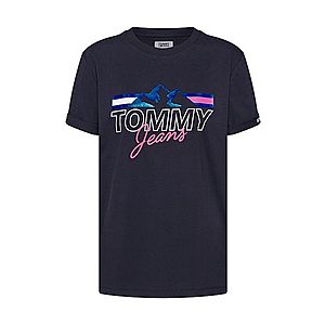 Tommy Jeans Tričko 'Mountain Flag Tee' čierna vyobraziť