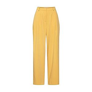 Soft Rebels Plisované nohavice 'Jamie' žlté vyobraziť