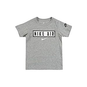 Nike Sportswear Tričko 'NIKE AIR BOX S/S TEE' sivá melírovaná vyobraziť