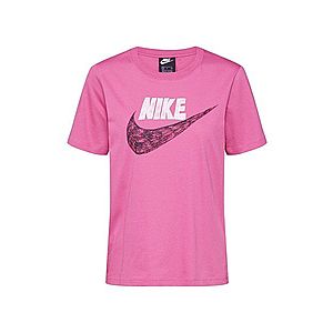 Nike Sportswear Tričko ružová / biela vyobraziť