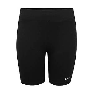 Nike Sportswear Nohavice 'W NSW LEGASEE BIKE SHORT PLUS' biela / čierna vyobraziť