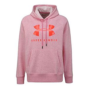 UNDER ARMOUR Športová mikina 'RIVAL FLEECE SPORTSTYLE GRAPHIC' ružová vyobraziť