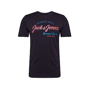 JACK & JONES Tričko biela / čierna / červené vyobraziť