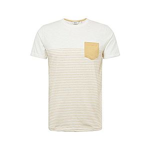 !Solid Tričko 'Hal Stripe' svetlohnedá / biela vyobraziť