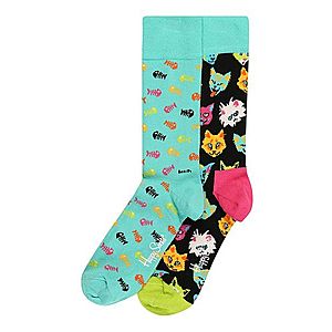 Happy Socks Ponožky 'Cat Gift Box' zmiešané farby vyobraziť