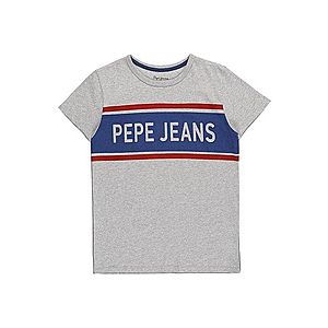 Pepe Jeans Tričko 'TALTON' sivá melírovaná / modré / červené vyobraziť