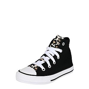 CONVERSE Tenisky 'CHUCK TAYLOR ALL STAR LEOPARD PRINT - HI' čierna vyobraziť