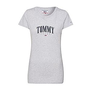 Tommy Jeans Tričko 'TJW TOMMY SCRIPT TEE' sivá vyobraziť