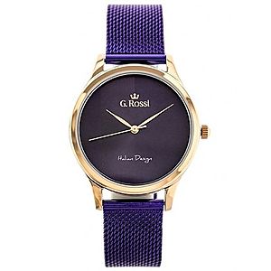 Dámske hodinky s fialovým remienkom G.Rossi 11765B-7G3 vyobraziť