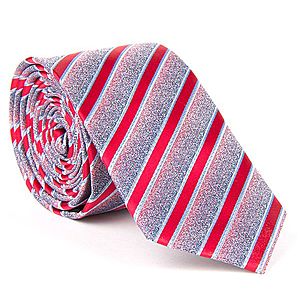 Červeno-modrá pánska kravata. vyobraziť