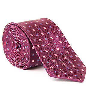 Bordová kravata so vzorom. vyobraziť
