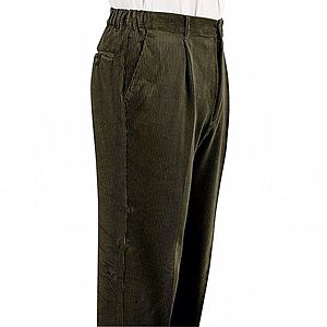 Nohavice so záševkami, elast.pás zelená 60 vyobraziť