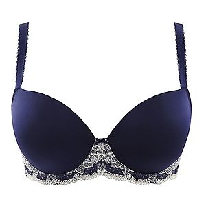 PANACHE - Clara moulded sweetheart navy vystužená podprsenka-80G vyobraziť