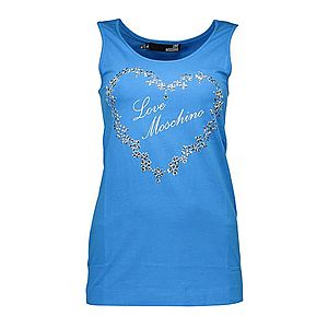 Love Moschino dámske tričko Farba: Modrá, Veľkosť: 42 vyobraziť