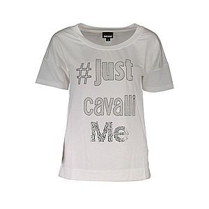 Just Cavalli dámske tričko Farba: Biela, Veľkosť: XS vyobraziť