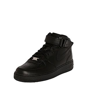 Nike Sportswear Členkové tenisky 'Air Force Mid' čierna vyobraziť