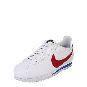 Nike Sportswear Nízke tenisky 'Classic Cortez' biela / modrá / červená vyobraziť