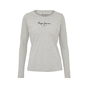 Pepe Jeans Tričko 'NEW VIRGINIA L/S' sivá vyobraziť