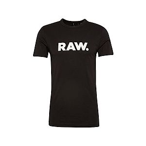 G-Star RAW Tričko 'Holorn' čierna / biela vyobraziť