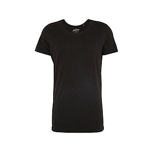 JACK & JONES Tričko 'JJEBAS TEE SS U-NECK NOOS' čierna vyobraziť