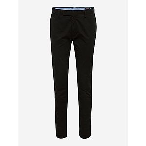 Polo Ralph Lauren Chino nohavice 'SLFHDNP-FLAT-PANT' čierna vyobraziť