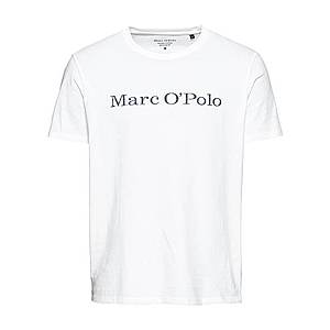 Marc O'Polo Tričko biela / tmavosivá vyobraziť