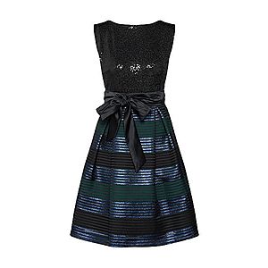 SWING Kokteilové šaty modré / zelená / čierna vyobraziť