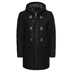 INDICODE JEANS Zimný kabát 'Liam Solid' čierna vyobraziť