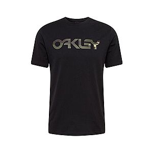 OAKLEY Funkčné tričko 'Mark II' čierna / olivová vyobraziť