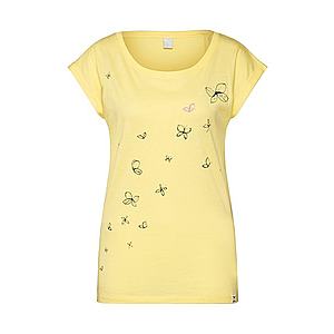 Iriedaily Tričko 'Butterflies Tee' žlté vyobraziť