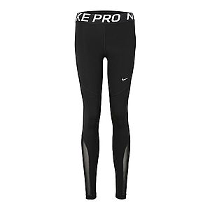 NIKE Športové nohavice 'Nike Pro' čierna / biela vyobraziť