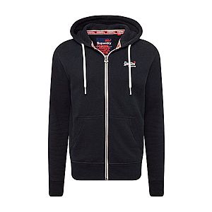 Superdry Tepláková bunda námornícka modrá vyobraziť