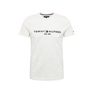 TOMMY HILFIGER Tričko biela / tmavomodrá / červená vyobraziť