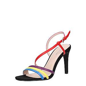 ABOUT YOU Remienkové sandále 'Valerie' zmiešané farby / modrá / žltá / fialová / červená / ružová vyobraziť