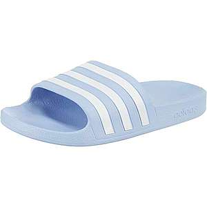 ADIDAS PERFORMANCE Plážové / kúpacie topánky 'Adilette Aqua' dymovo modrá / biela vyobraziť