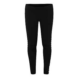 Urban Classics Curvy Legíny 'Ladies Side Check Leggings' čierna / biela vyobraziť