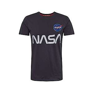 ALPHA INDUSTRIES Tričko 'NASA Reflective' tmavomodrá / sivá vyobraziť