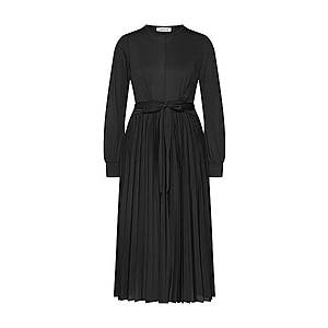 EDITED Košeľové šaty 'Ravena' čierna vyobraziť