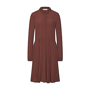 minimum Košeľové šaty 'Bindie' hnedé vyobraziť